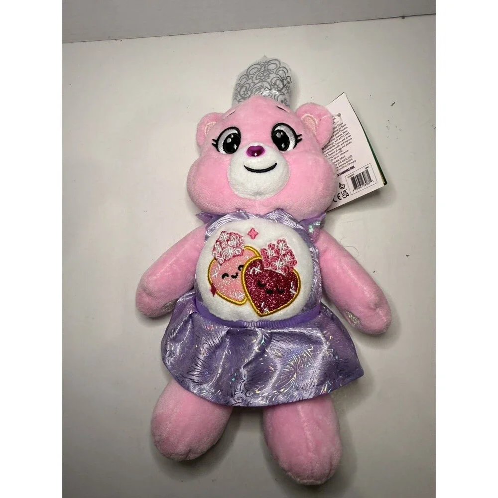 NEW Care Bears x Wicked Glinda Love-A-Lot Bear 9” Plush NWT 2025 Universal